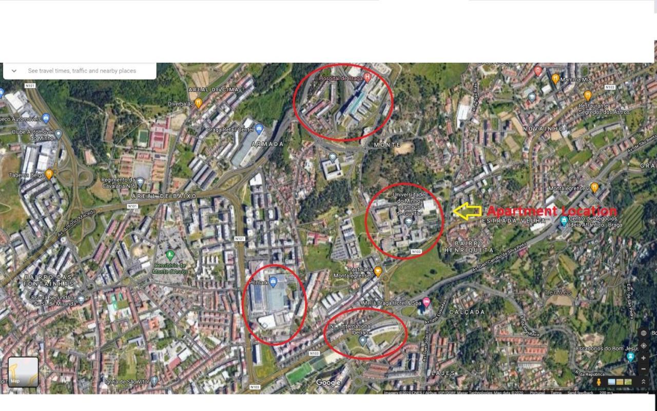 University Of Minho- Inl Campus Gualtar Apartment براغا المظهر الخارجي الصورة